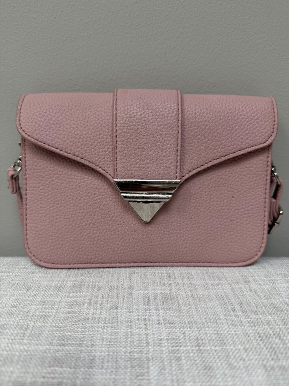 Pixie Mood Pink Vegan Leather Small Crossbody Bag